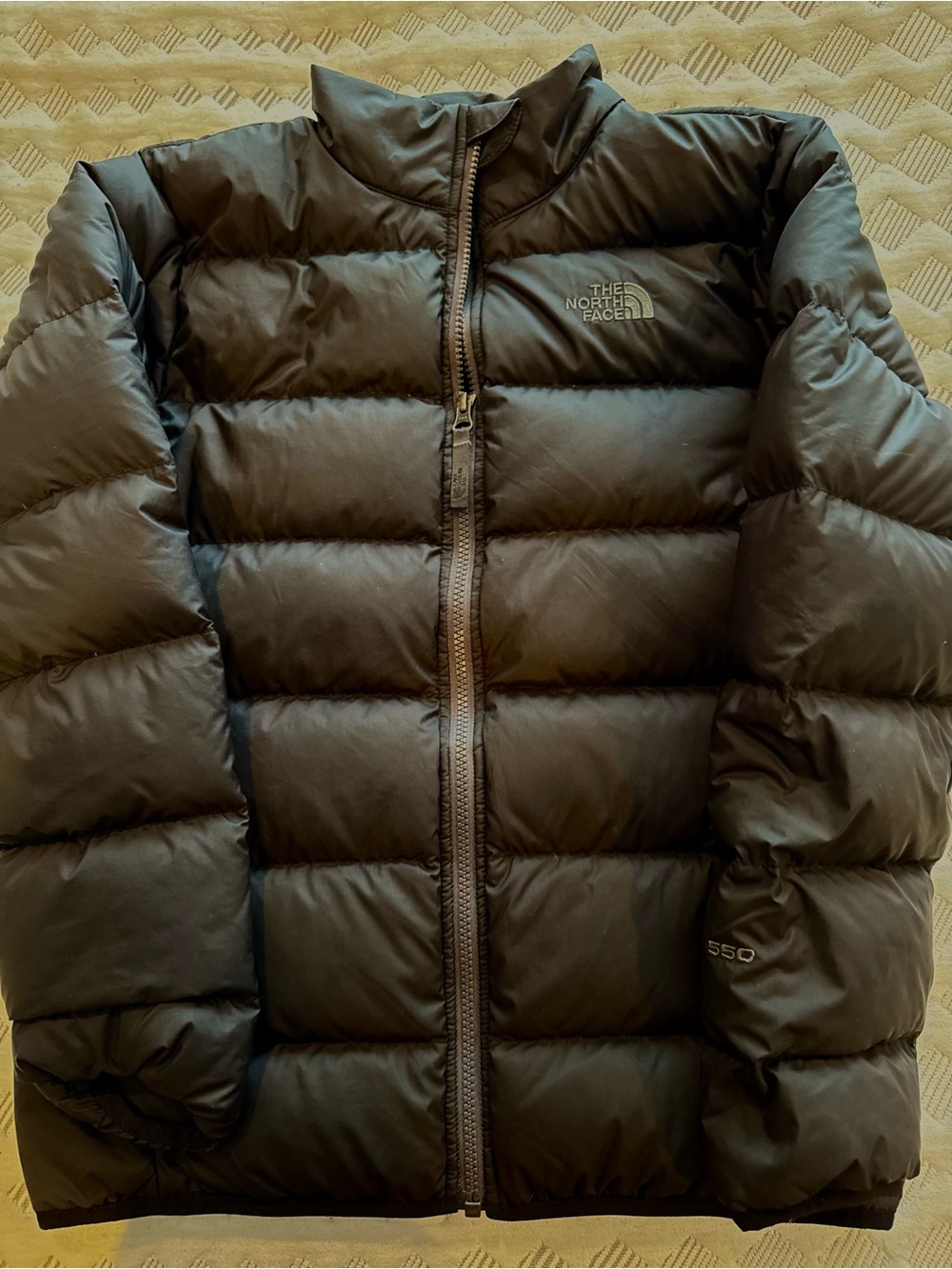 The North Face Kids dark gray/Black Puffer Jacket